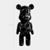 Statues & Sculptures Table Top|Floor Standing-Aero Bear 50cm Black Resin Indoor Sculpture