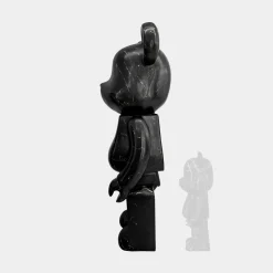 Statues & Sculptures Floor Standing|Animals-Aero Bear 135cm Black Resin Indoor Sculpture