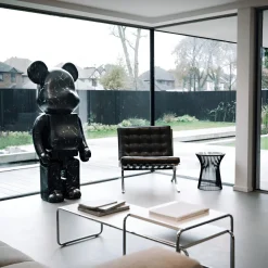 Statues & Sculptures Floor Standing|Animals-Aero Bear 135cm Black Resin Indoor Sculpture