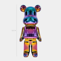 Statues & Sculptures Table Top|Floor Standing-Aero Bear 50cm Dynamic Colour Resin Indoor Sculpture