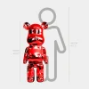 Statues & Sculptures Floor Standing|Animals-Aero Bear 135cm Red Resin Indoor Sculpture