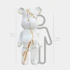 Statues & Sculptures Floor Standing|Animals-Aero Bear 165cm White Resin Indoor Sculpture