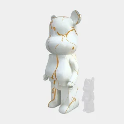 Statues & Sculptures Floor Standing|Animals-Aero Bear 165cm White Resin Indoor Sculpture