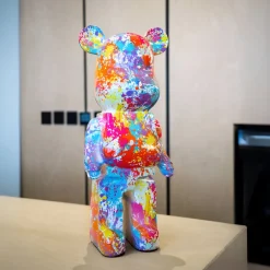 Statues & Sculptures Table Top|Floor Standing-Aero Bear Frenzy 50cm Resin Indoor Sculpture