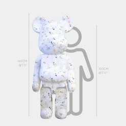 Statues & Sculptures Giant|Floor Standing-Aero Bear Frost 165cm Resin Indoor Sculpture