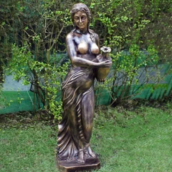 Statues & Sculptures Greek-Alexa 85cm Bronze Resin Garden Statue