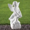 Statues & Sculptures Angel-Angel 56cm Marble Resin Garden Statue
