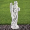 Statues & Sculptures Angel-Angel 69cm Marble Resin Garden Statue