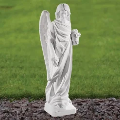 Statues & Sculptures Angel-Angel 69cm Marble Resin Garden Statue