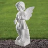 Statues & Sculptures Angel-Angel 47cm Marble Resin Garden Statue