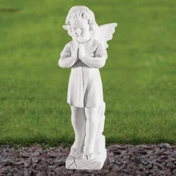 Statues & Sculptures Angel-Angel 29cm Marble Resin Garden Statue
