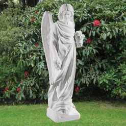 Statues & Sculptures Angel-Angel 103cm Marble Resin Garden Statue