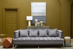 Statues & Sculptures Table Top|Abstract-Atomic Bloom 16cm Gold Metal Indoor Sculpture