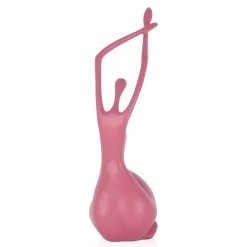 Statues & Sculptures Figurative|Table Top-Awakened Grace 32cm Pink Resin Indoor Sculpture