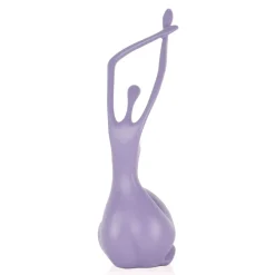 Statues & Sculptures Figurative|Table Top-Awakened Grace 32cm Violet Resin Indoor Sculpture