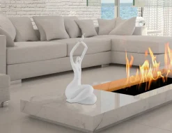 Statues & Sculptures Figurative|Table Top-Awakened Grace 54cm White Resin Indoor Sculpture