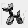 Statues & Sculptures Giant|Floor Standing-Balloon Dog 240cm Black Metal Garden Sculpture