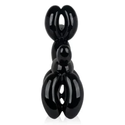 Statues & Sculptures Floor Standing|Balloon Dogs-Balloon Dog 62cm Black Resin Indoor Sculpture