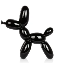 Statues & Sculptures Table Top|Balloon Dogs-Balloon Dog 27cm Black Resin Indoor Sculpture
