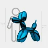 Statues & Sculptures Floor Standing|Balloon Dogs-Balloon Dog 130cm Blue Metal Garden Sculpture
