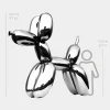 Statues & Sculptures Giant|Floor Standing-Balloon Dog 240cm Chrome Metal Garden Sculpture