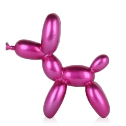 Statues & Sculptures Table Top|Balloon Dogs-Balloon Dog 27cm Fuchsia Resin Indoor Sculpture