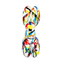 Statues & Sculptures Table Top|Balloon Dogs-Balloon Dog 27cm Multicoloured Resin Indoor Sculpture