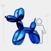 Statues & Sculptures Giant|Floor Standing-Balloon Dog 200cm Ocean Blue Fibreglass Indoor Sculpture