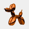 Statues & Sculptures Floor Standing|Balloon Dogs-Balloon Dog 80cm Orange Fibreglass Indoor Sculpture
