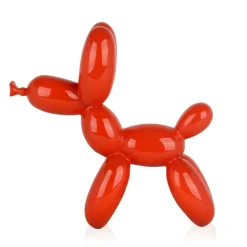 Statues & Sculptures Table Top|Balloon Dogs-Balloon Dog 27cm Orange Resin Indoor Sculpture