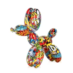 Statues & Sculptures Table Top|Balloon Dogs-Balloon Dog 27cm Pop Art Resin Indoor Sculpture