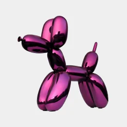 Statues & Sculptures Floor Standing|Balloon Dogs-Balloon Dog 80cm Purple Fibreglass Indoor Sculpture