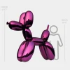 Statues & Sculptures Giant|Floor Standing-Balloon Dog 200cm Purple Metal Garden Sculpture