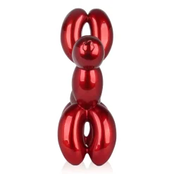Statues & Sculptures Floor Standing|Balloon Dogs-Balloon Dog 62cm Red Resin Indoor Sculpture
