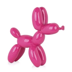Statues & Sculptures Table Top|Balloon Dogs-Balloon Dog 27cm Rosa Pink Resin Indoor Sculpture
