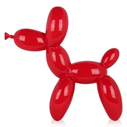 Statues & Sculptures Floor Standing|Balloon Dogs-Balloon Dog 62cm Rosso Red Resin Indoor Sculpture