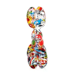 Statues & Sculptures Table Top|Graffiti-Balloon Dog 27cm Street Art Resin Indoor Sculpture