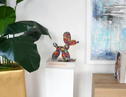 Statues & Sculptures Table Top|Balloon Dogs-Balloon Dog 27cm Tattoo Art Resin Indoor Sculpture