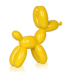 Statues & Sculptures Table Top|Balloon Dogs-Balloon Dog 27cm Yellow Resin Indoor Sculpture