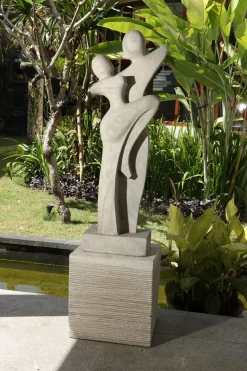 Statues & Sculptures Contemporary-Ballroom Grace Contemporary Stone Garden Sculpture