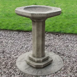 Statues & Sculptures Bird Baths-Balmoral Stone Garden Bird Bath
