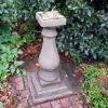 Statues & Sculptures Garden Sundials-Baluster Brass Stone Garden Sundial