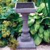 Statues & Sculptures Bird Baths-Baluster 68cm Stone Garden Bird Bath