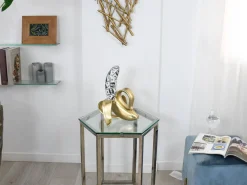 Statues & Sculptures Table Top|Contemporary-Banana Burst 35cm Gold Resin Indoor Sculpture