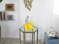 Statues & Sculptures Table Top|Contemporary-Banana Burst 35cm Yellow Resin Indoor Sculpture