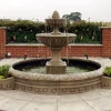 Statues & Sculptures Water Features-Blenheim Double Tier 2m Stone Water Fountain Feature