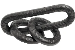 Statues & Sculptures Table Top|Abstract-Boundless Links 5cm Grey Metal Indoor Sculpture