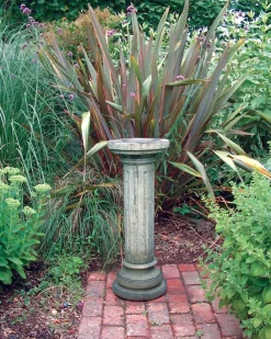 Statues & Sculptures Plinths & Pedestals-Brighton Column Stone Garden Pedestal
