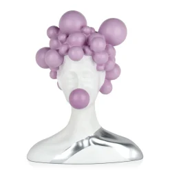 Statues & Sculptures Figurative|Table Top-Bubble Bliss 47cm Lilac Resin Indoor Sculpture