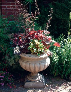 Statues & Sculptures Large|Round-Buckingham Urn Stone Garden Planter
